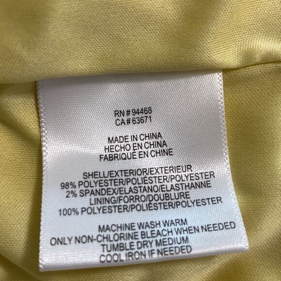 BCBG Paris Spring Floral Ruffle Yellow, White, Red & Pink  Mini Dress - Picture 9 of 9